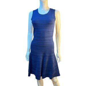 White House Black Market SL Sweater Fit N Flare Dress Color Ink Size XXS NWT